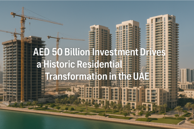 Una Inversión de AED 50 Mil Millones Impulsa una Transformación Residencial Histórica en los EAU